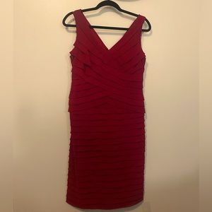 ❗️Bundle 3 items for discounted shipping! ❗️Adrianna Papell red dress